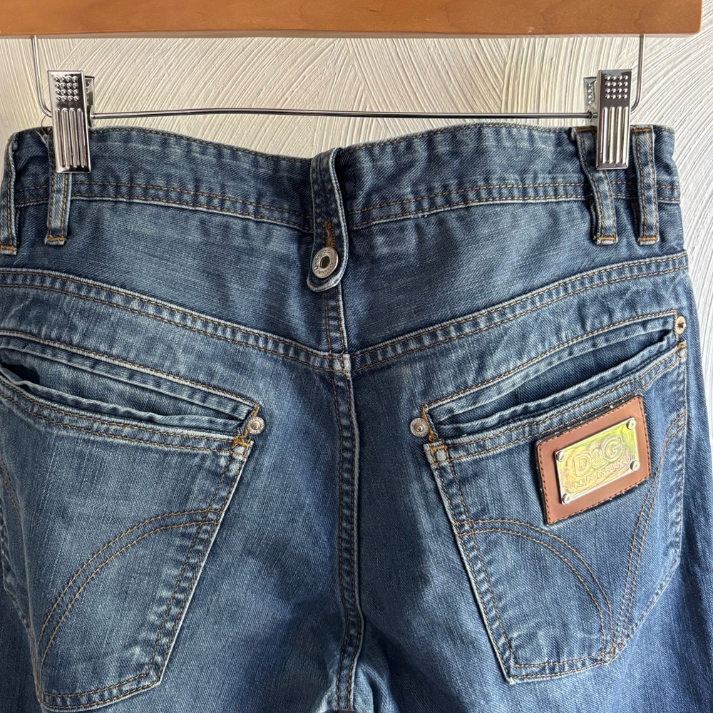 Dolce & Gabbana Magic "Man" Medium Blue Straight-Leg Jeans Sz 31 - Picture 7 of 11